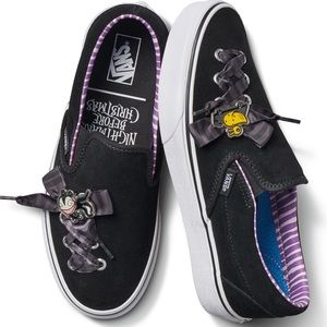 The Nightmare Before Christmas Lace Slip-Ons